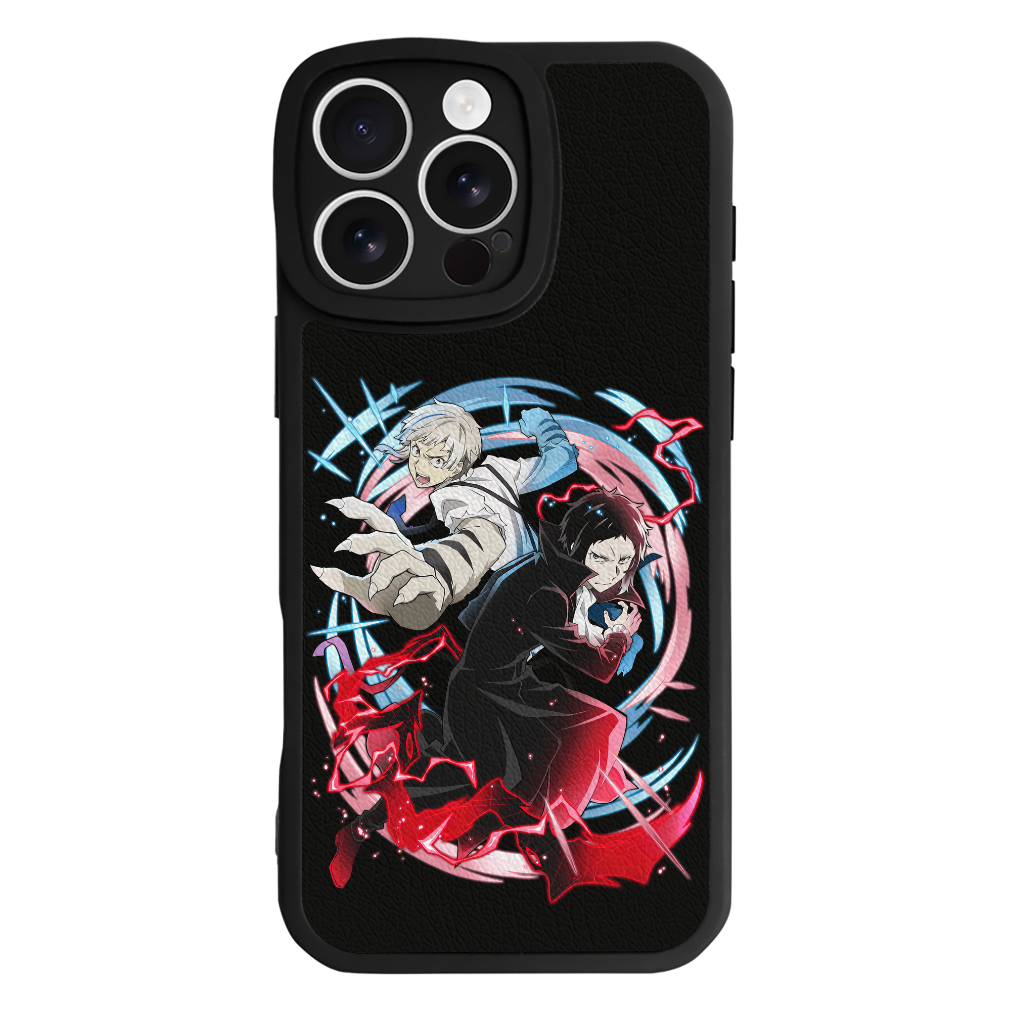 （画像用） 文豪ストレイドッグス Bungo Stray Dogs 【iPhone 16シリーズ対応】シリコンスマホケース（レザー調） 材質：シリコン